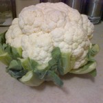 My large cauliflower